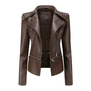 Slim fit bikerjack voor dames | Casual 1