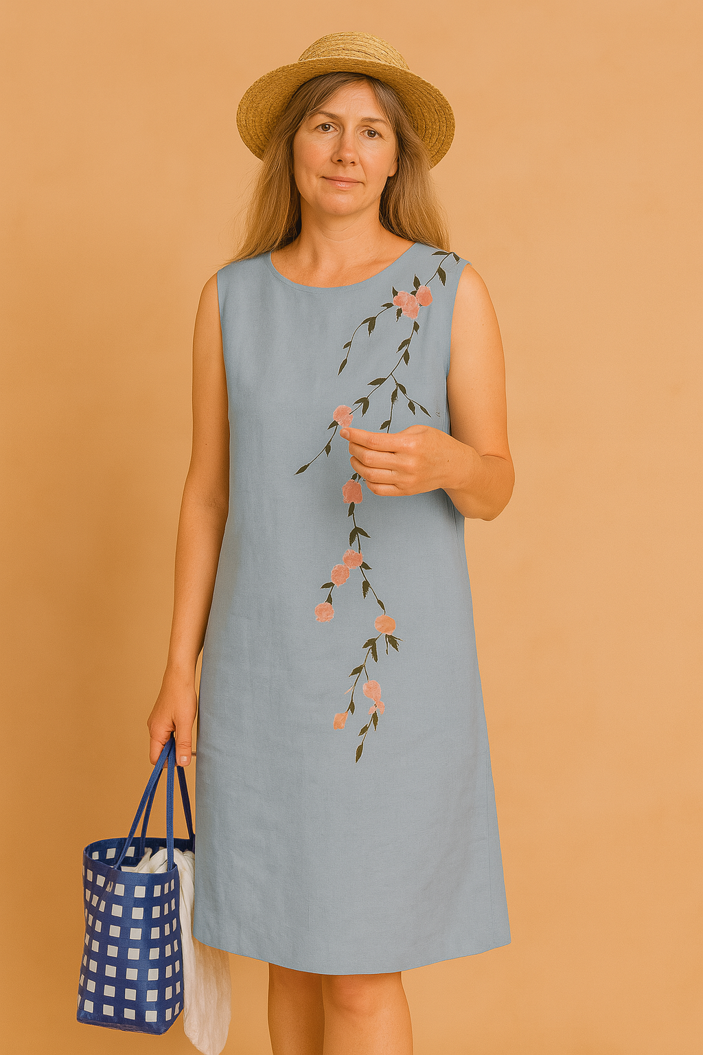 Sofia geborduurde zomerbloemjurk 2