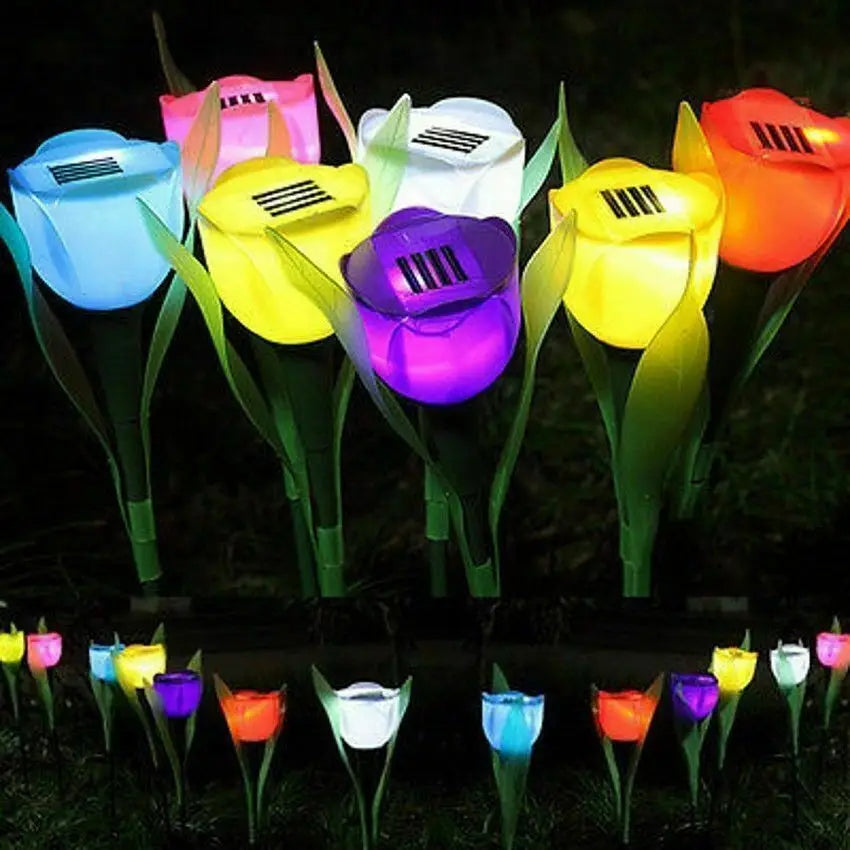 FloraGlow - Zonne-energie Tulpenbloem Verlichting voor Buitendecoratie
