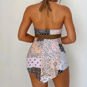 Sophie | Stijlvolle Bandana Print Zwemkleding Cover-Up