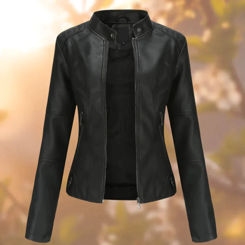 Stijlvol bikerjack voor dames | Slim fit 0