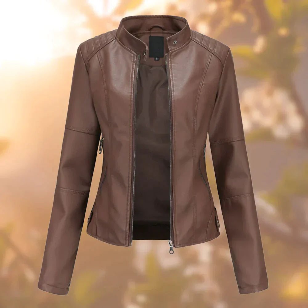 Stijlvol bikerjack voor dames | Slim fit 1