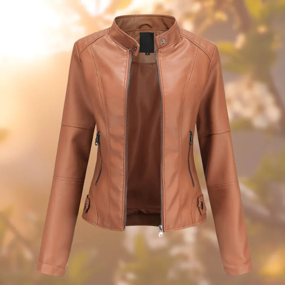 Stijlvol bikerjack voor dames | Slim fit 2