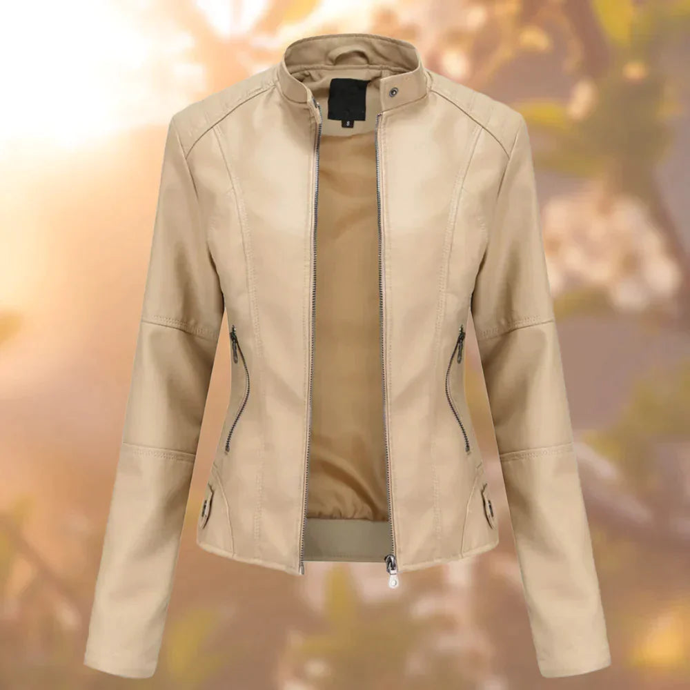 Stijlvol bikerjack voor dames | Slim fit 3