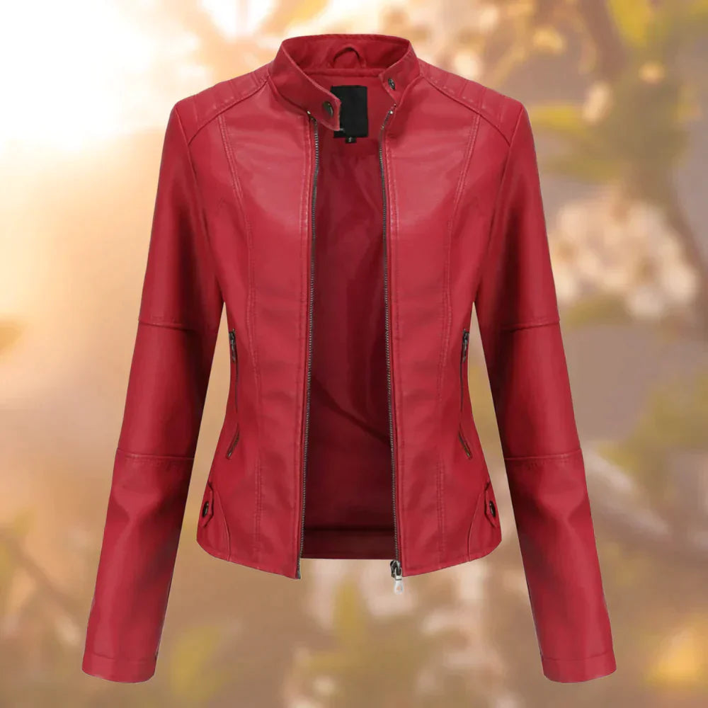 Stijlvol bikerjack voor dames | Slim fit 4