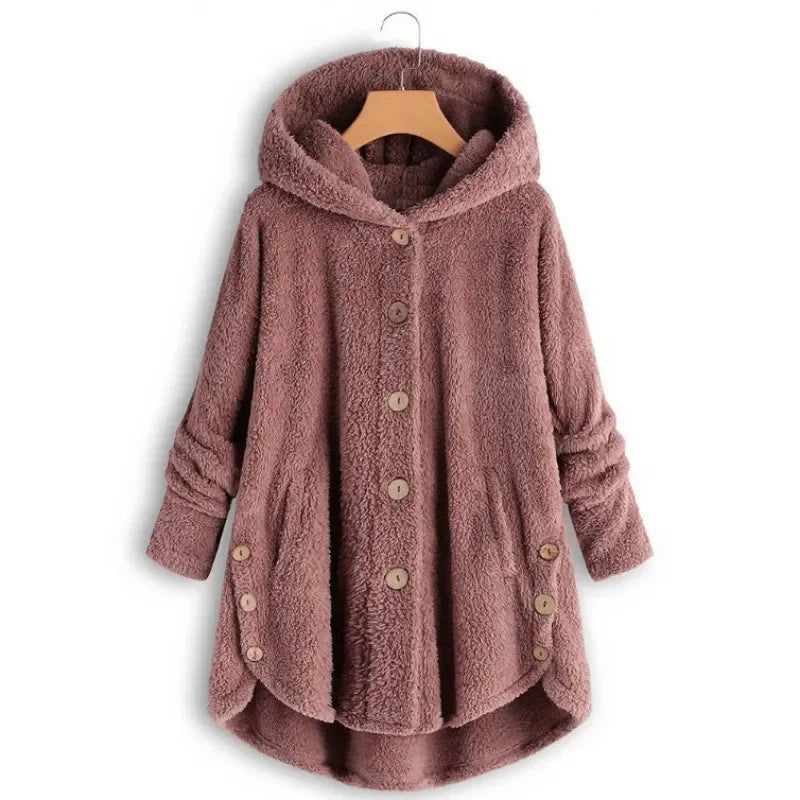 Stijlvolle fleecejas voor dames | Met capuchon 1