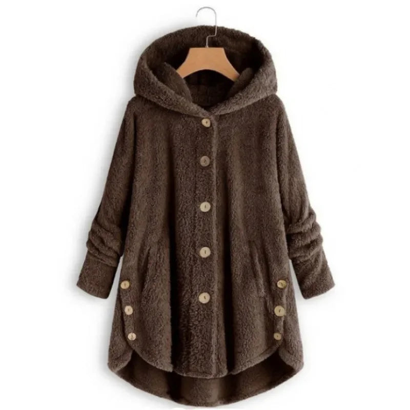 Stijlvolle fleecejas voor dames | Met capuchon 3
