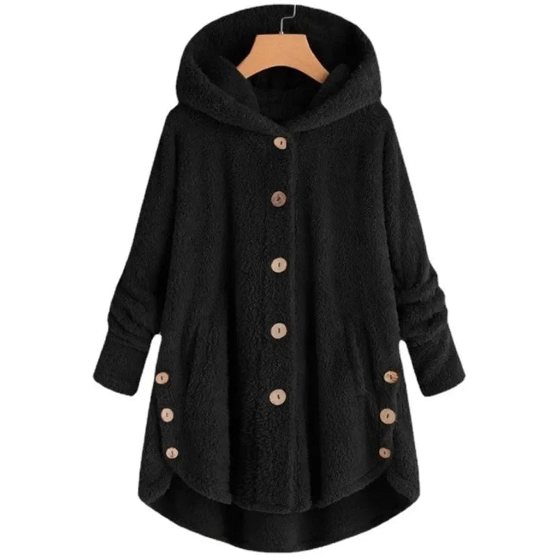 Stijlvolle fleecejas voor dames | Met capuchon 4