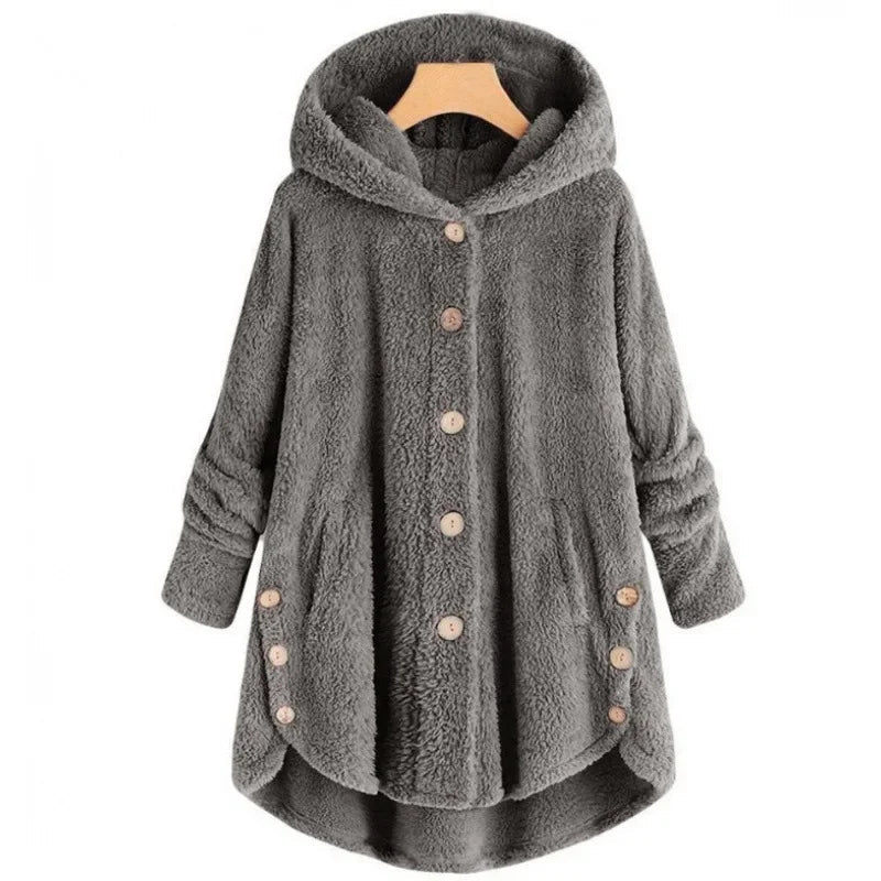 Stijlvolle fleecejas voor dames | Met capuchon 6
