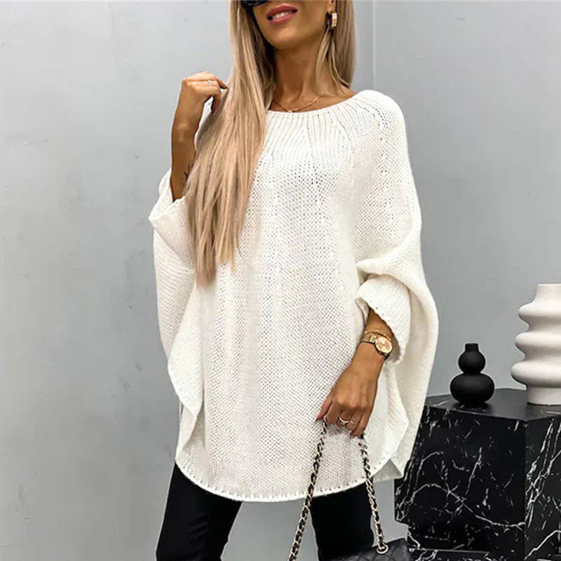 Stijlvolle grof gebreide trui voor dames | Casual 0