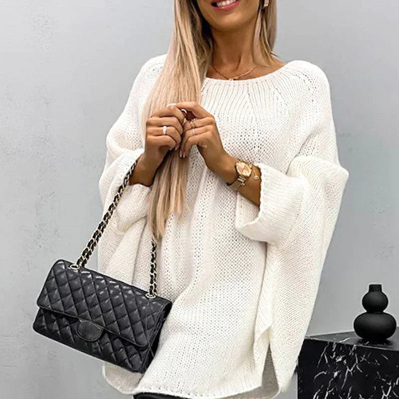 Stijlvolle grof gebreide trui voor dames | Casual 1