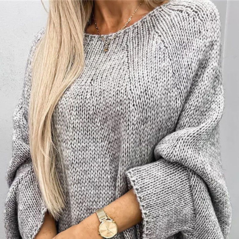 Stijlvolle grof gebreide trui voor dames | Casual 7