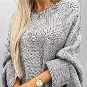 Stijlvolle grof gebreide trui voor dames | Casual 7