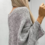 Stijlvolle grof gebreide trui voor dames | Casual 8