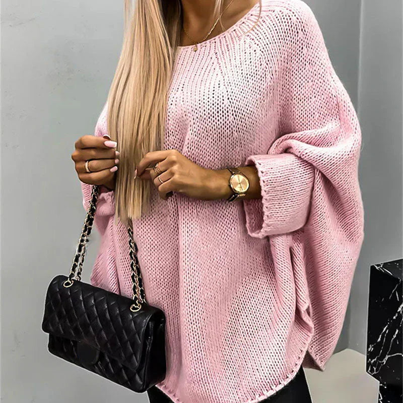 Stijlvolle grof gebreide trui voor dames | Casual 9