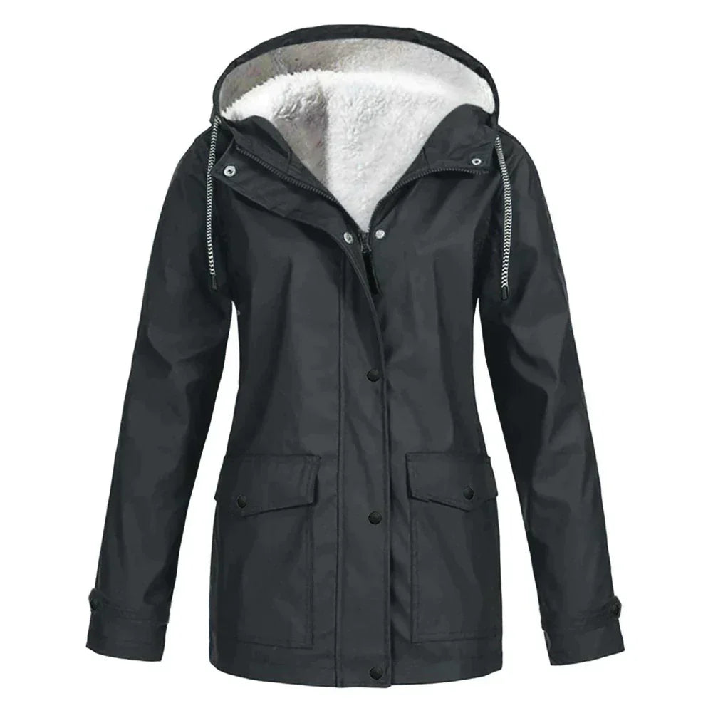 Stijlvolle regenjas voor dames | Warm 0