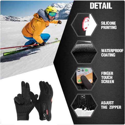 Thermische handschoenen, warme fiets- en skihandschoenen voor mannen en vrouwen 6