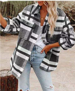 Tin | Dames Klassiek Geruit Jasje | Plus Size 5