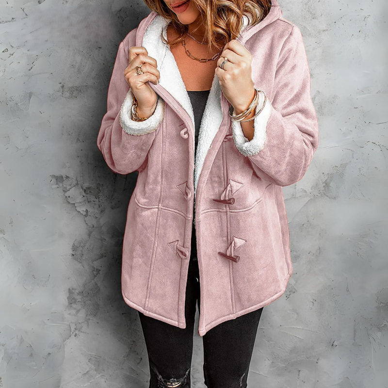 Amalie | Elegante Damesjas met Warme Haakknopen