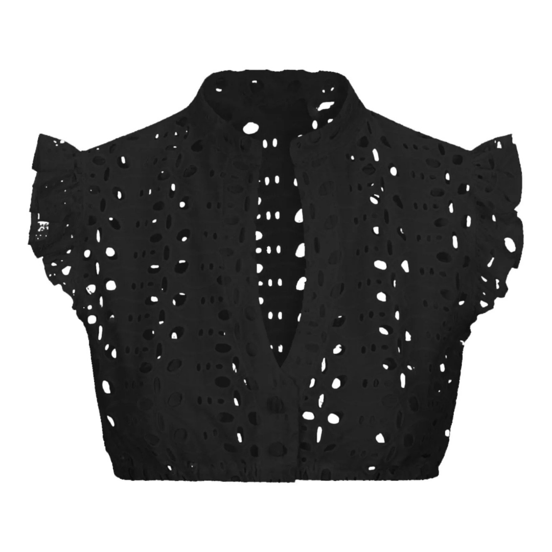 Traditionele blouse met kant en klassieke dirndl-stijl 0