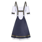 Traditionele dirndljurk met bandjesrok voor het Oktoberfest en klederdrachtfestival 2