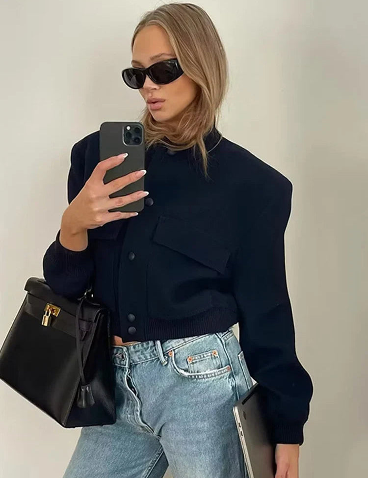 Trendy dames overgangsjasje | Kort 4