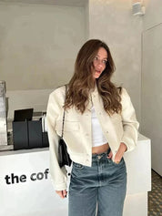 Trendy dames overgangsjasje | Kort 6