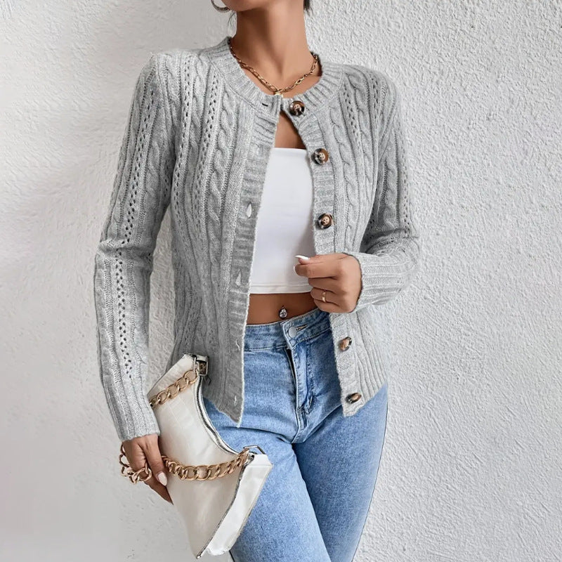 Trendy damescardigan met knoopjes | Lange mouwen 1