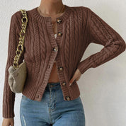 Trendy damescardigan met knoopjes | Lange mouwen 3
