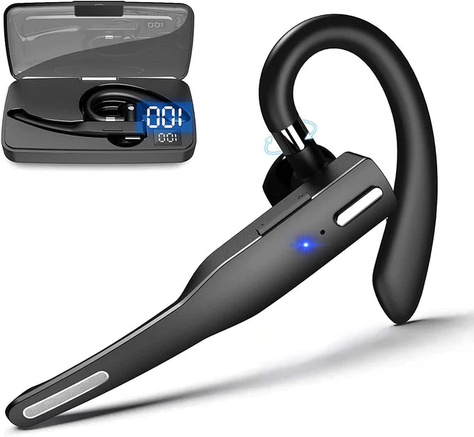 Trucker Dual Mic Draadloze Bluetooth 5.1 Noise Cancelling Headset/Oortelefoon 0
