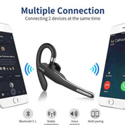 Trucker Dual Mic Draadloze Bluetooth 5.1 Noise Cancelling Headset/Oortelefoon 1