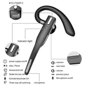 Trucker Dual Mic Draadloze Bluetooth 5.1 Noise Cancelling Headset/Oortelefoon 3