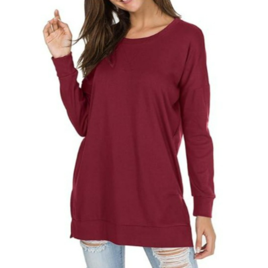 Trui met lange mouwen voor dames | Plus-size 2