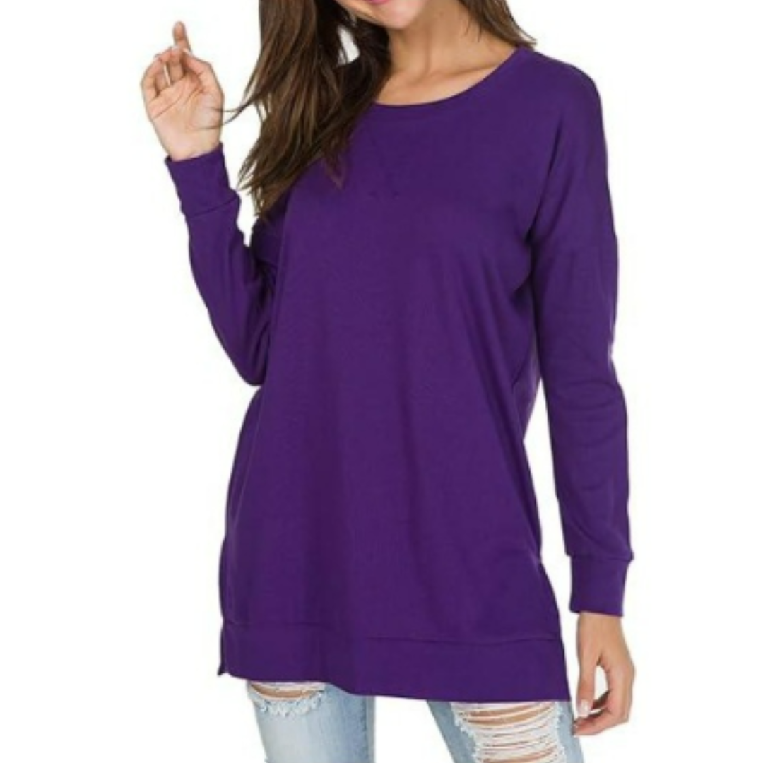 Trui met lange mouwen voor dames | Plus-size 3