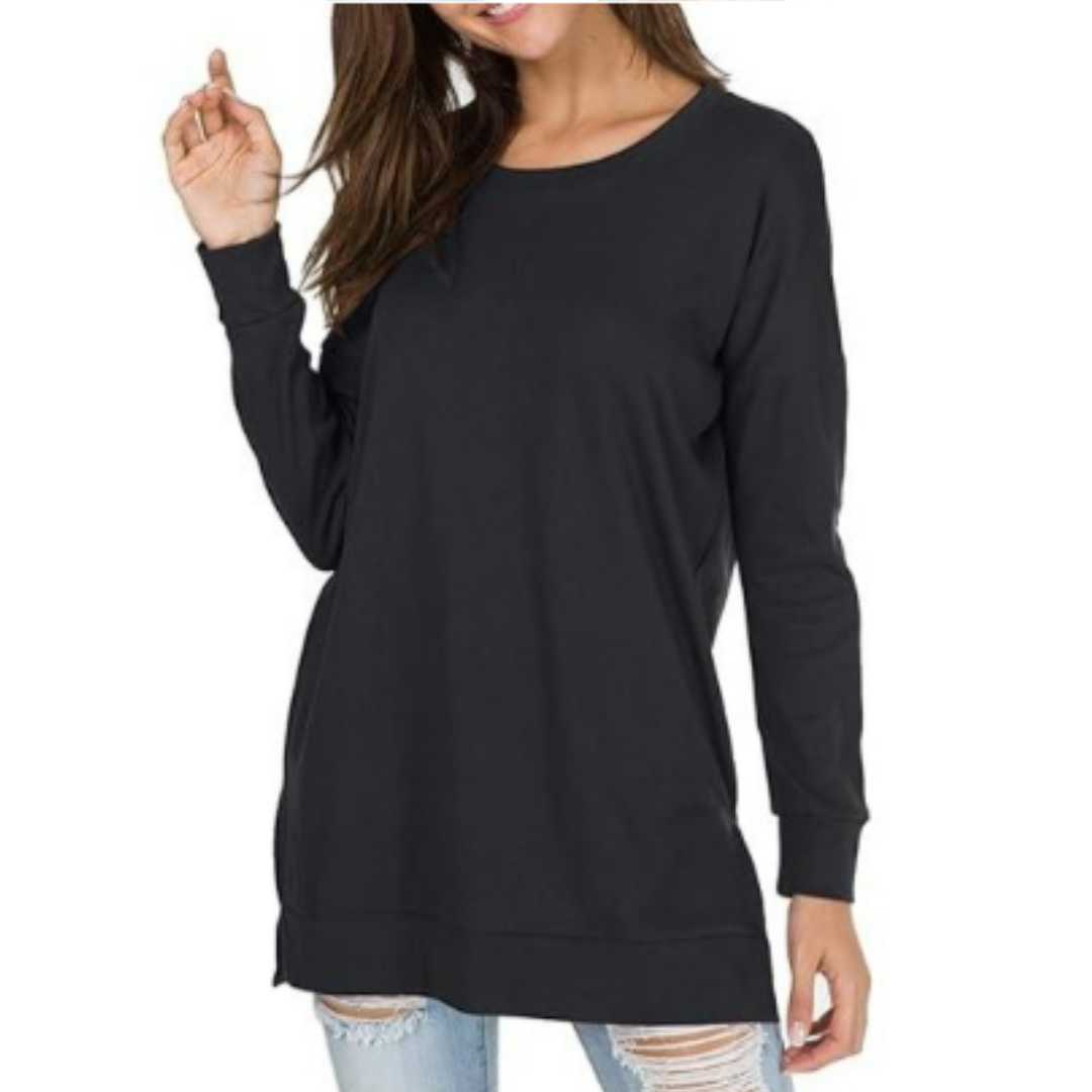 Trui met lange mouwen voor dames | Plus-size 4