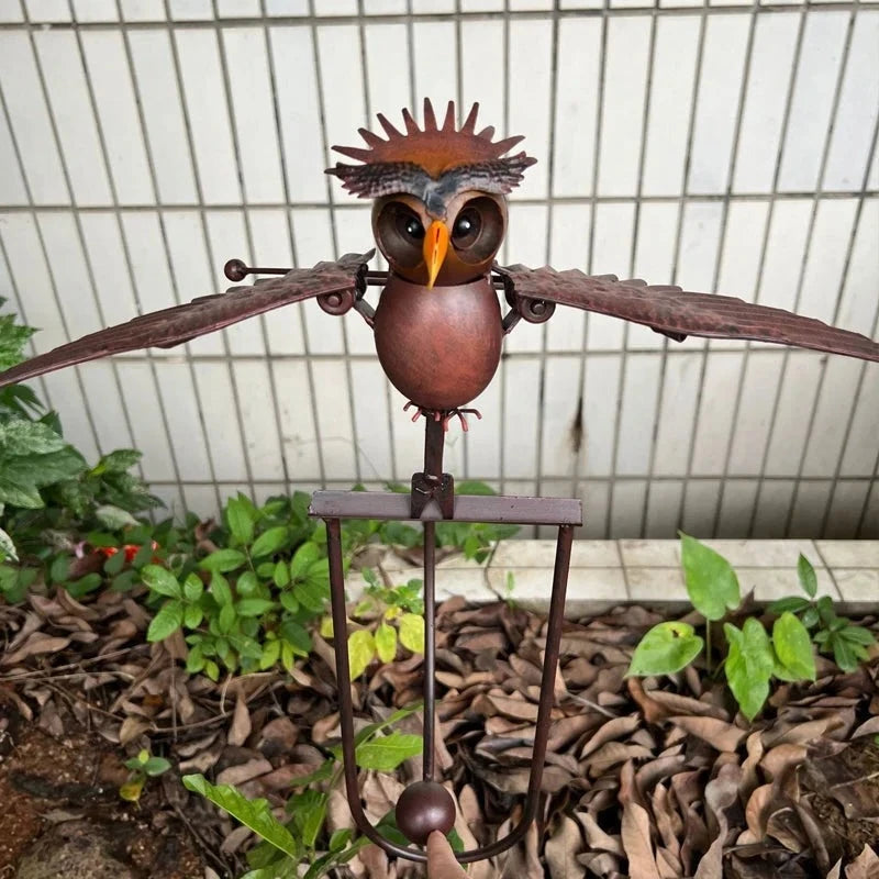 Tuinkunst - Vogelpatiodecoratie 4
