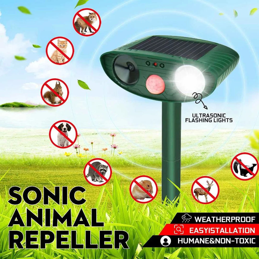 Ultrasone chipmunkverjager - op zonne-energie - Binnen 48 uur van chipmunks af 3