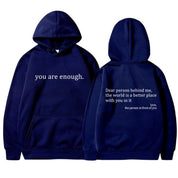 Unisex hoodie met kangoeroezak | Capuchon met trekkoord 10