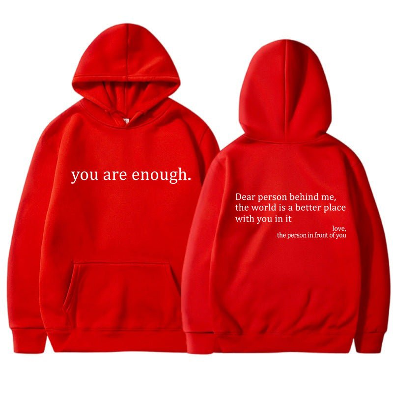 Unisex hoodie met kangoeroezak | Capuchon met trekkoord 8