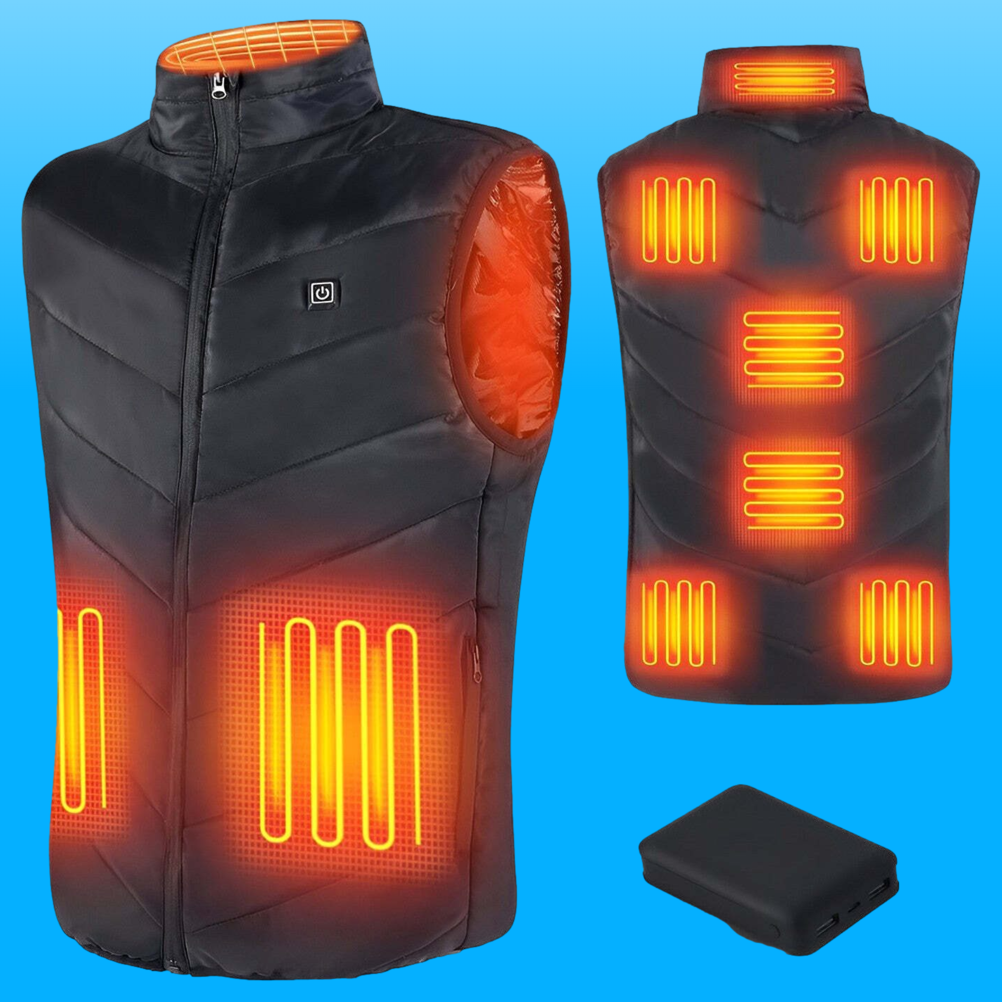 Unisex verwarmd vest 0