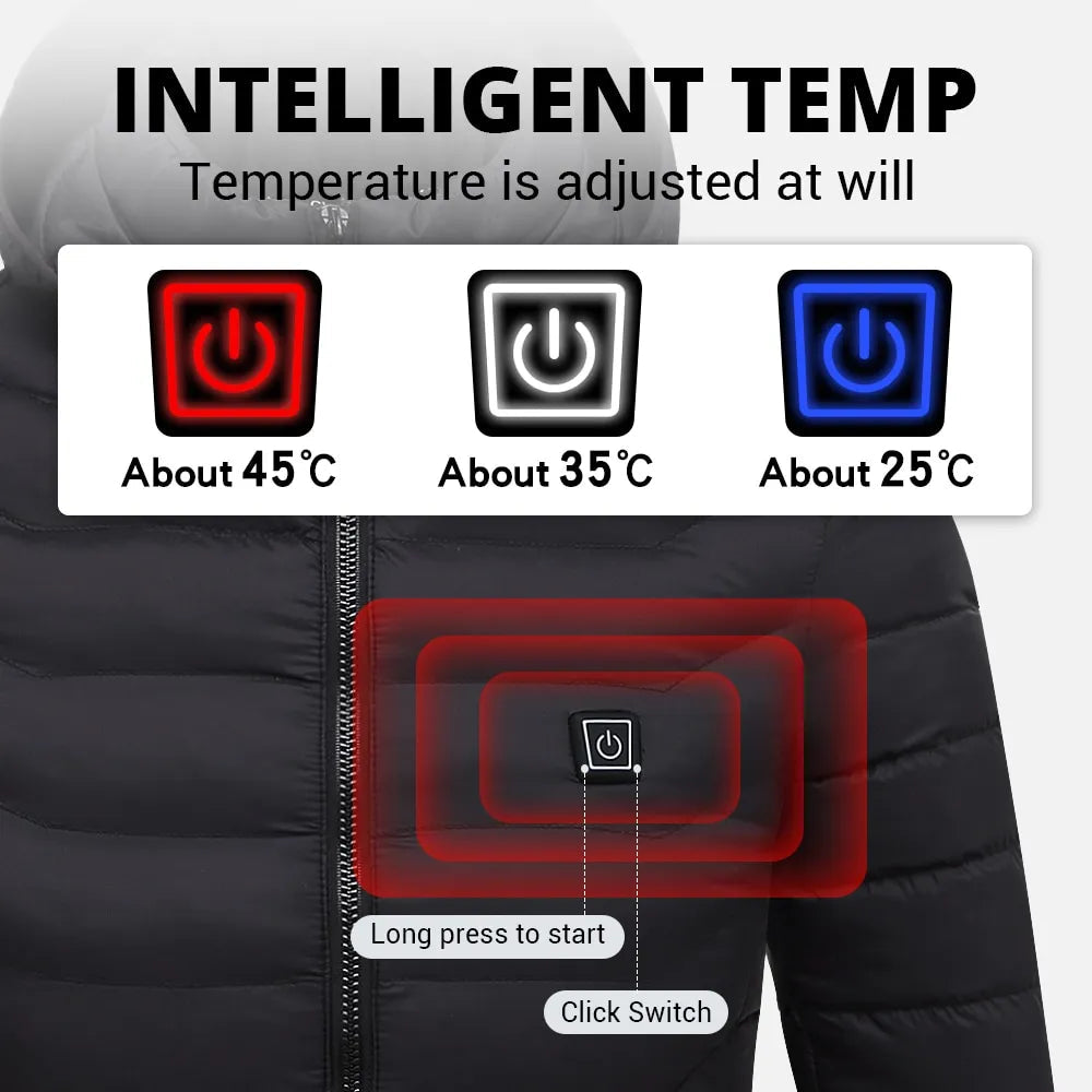 Unisex verwarmde jas 3