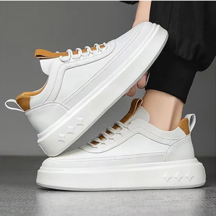Max | Essentiële Witte Sneakers voor Heren - Stijlvol & Comfortabel