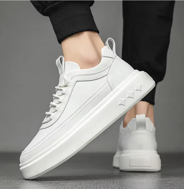 Max | Essentiële Witte Sneakers voor Heren - Stijlvol & Comfortabel