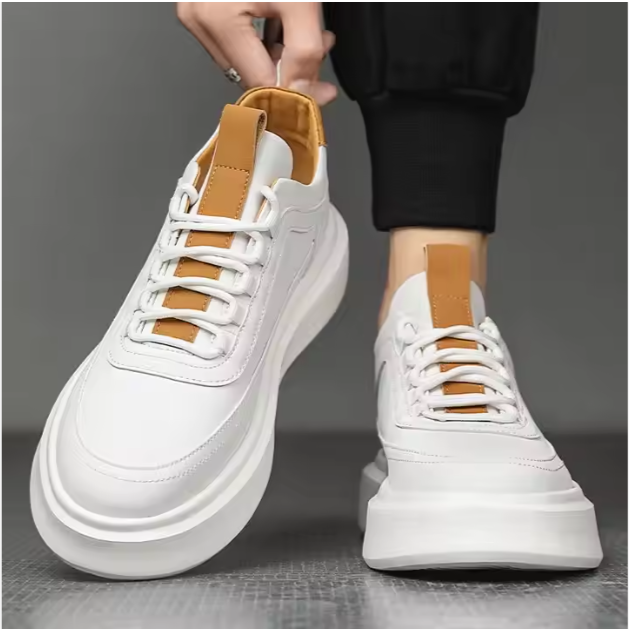 Max | Essentiële Witte Sneakers voor Heren - Stijlvol & Comfortabel