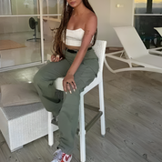 Mika | Trendy Verstelbare Cargo Broek voor een Stijlvolle Look