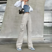 Mika | Trendy Verstelbare Cargo Broek voor een Stijlvolle Look