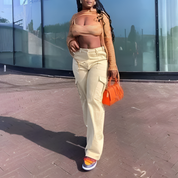 Mika | Trendy Verstelbare Cargo Broek voor een Stijlvolle Look