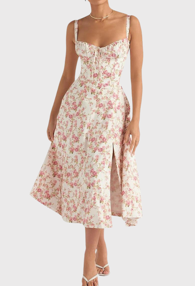 EILISH | Midi Bustier Korset Zomerse Jurk