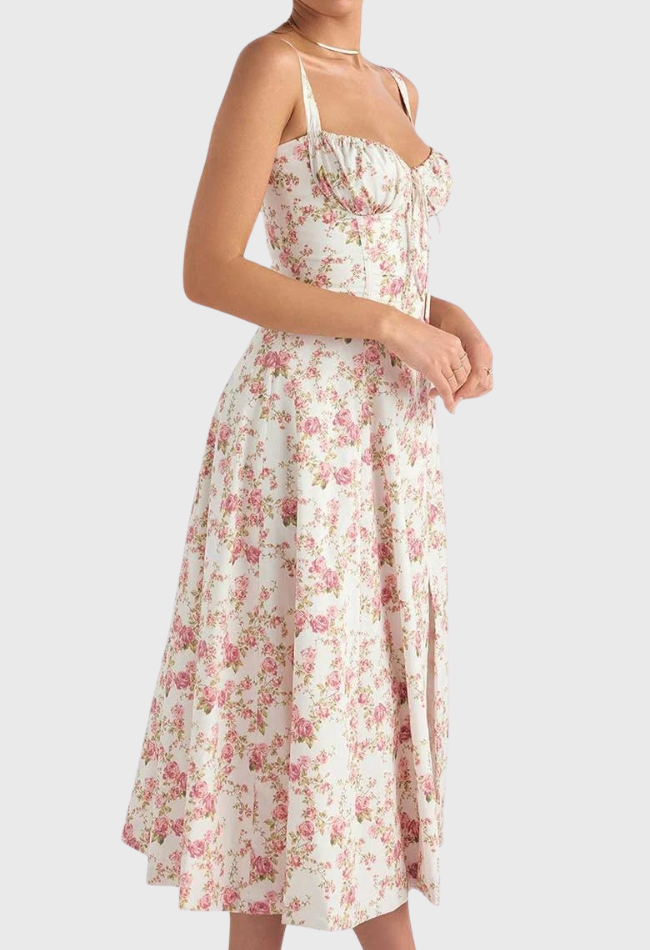 EILISH | Midi Bustier Korset Zomerse Jurk