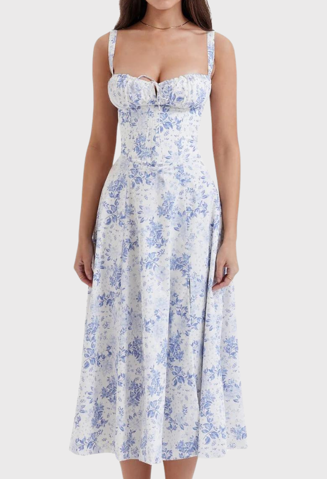 EILISH | Midi Bustier Korset Zomerse Jurk